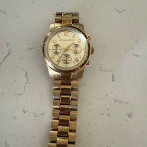 Michael Kors Gold Chronograph Watch